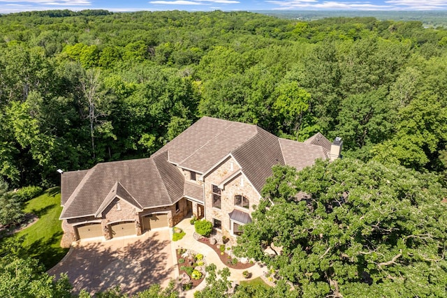 17620 Xanadu Ave, Jordan, MN 55352 - aerial view of property and surrounding area featuring a heavily wooded area