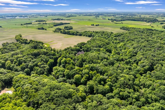 17620 Xanadu Ave, Jordan, MN 55352 - aerial view of sparsely populated area with a heavily wooded area