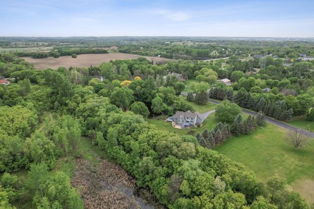 1159 Orwell Ave N, West Lakeland Twp, MN 55082 - view from above of property with a heavily wooded area
