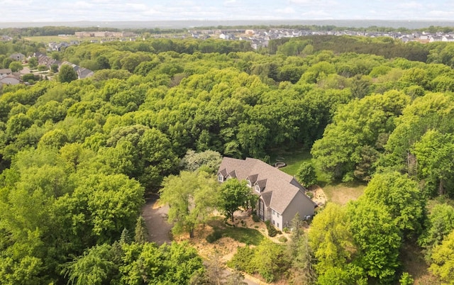 6507 Orchard Ridge Trl, Woodbury, MN 55129 - view from above of property with a forest