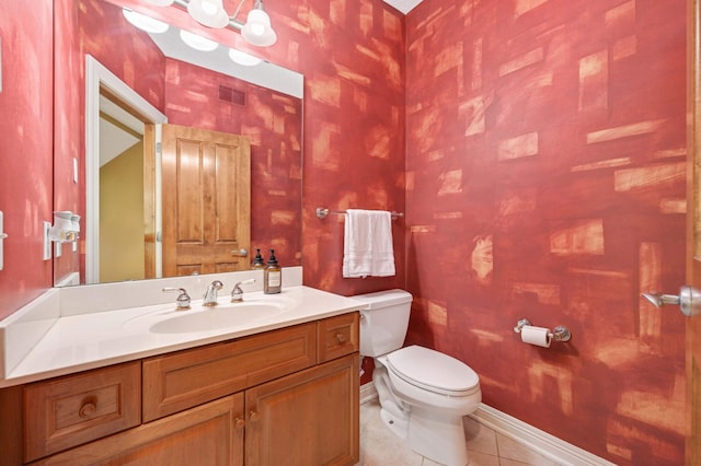 6507 Orchard Ridge Trl, Woodbury, MN 55129 - half bathroom featuring tile patterned floors and vanity