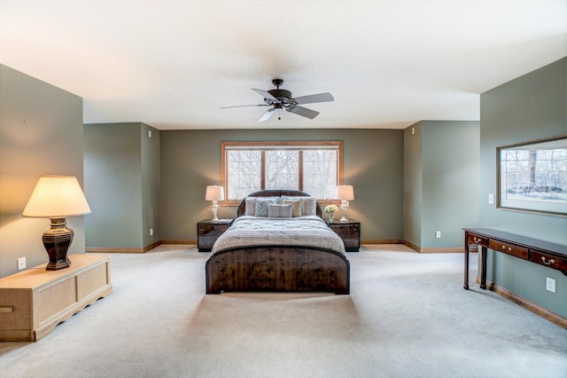 6507 Orchard Ridge Trl, Woodbury, MN 55129 - carpeted bedroom featuring baseboards and ceiling fan