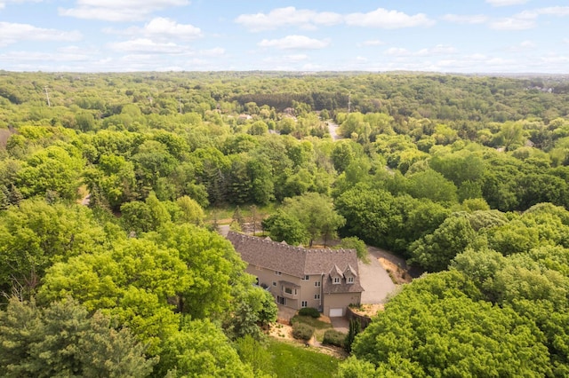 6507 Orchard Ridge Trl, Woodbury, MN 55129 - aerial view of property and surrounding area featuring a forest