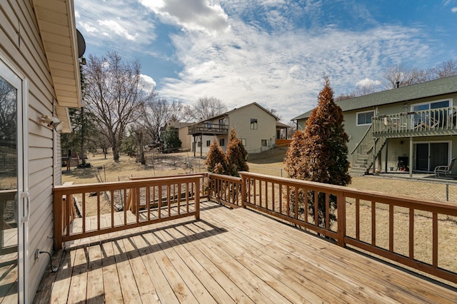 2625 Westview Ln NW, Rochester, MN 55901 - wooden deck featuring a residential view
