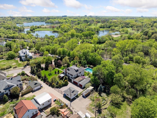 2924 Farwell Ave, Minneapolis, MN 55411 - aerial view of residential area featuring a nearby body of water and a forest