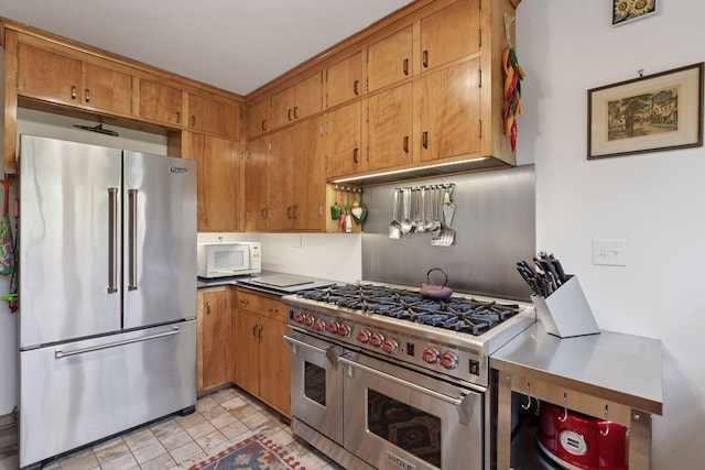 2924 Farwell Ave, Minneapolis, MN 55411 - kitchen with high quality appliances and brown cabinets