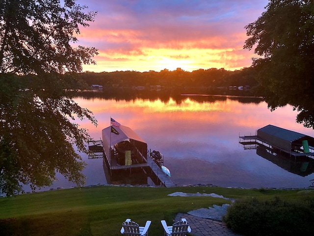 1310 Vine Pl, Orono, MN 55364 - dock with a water view