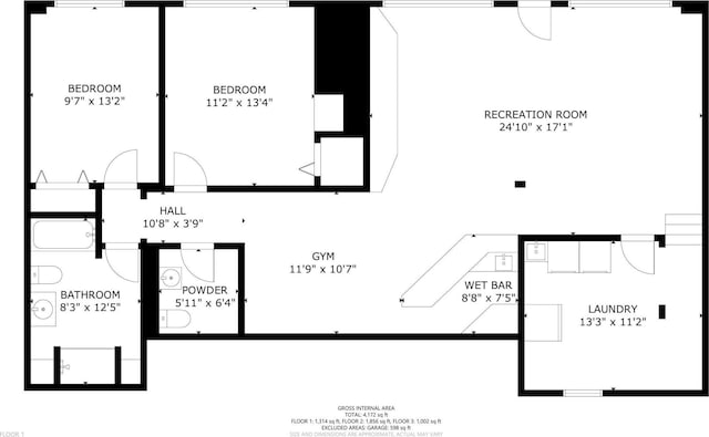 1310 Vine Pl, Orono, MN 55364 - property floor plan