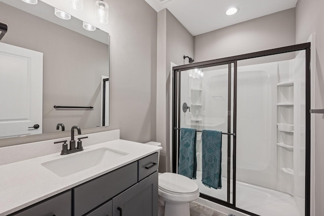 19477 102nd Pl, Corcoran, MN 55374 - bathroom featuring a shower stall and vanity