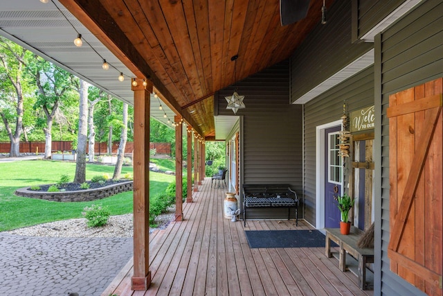 18837 Ogden St NW, Elk River, MN 55330 - view of wooden porch