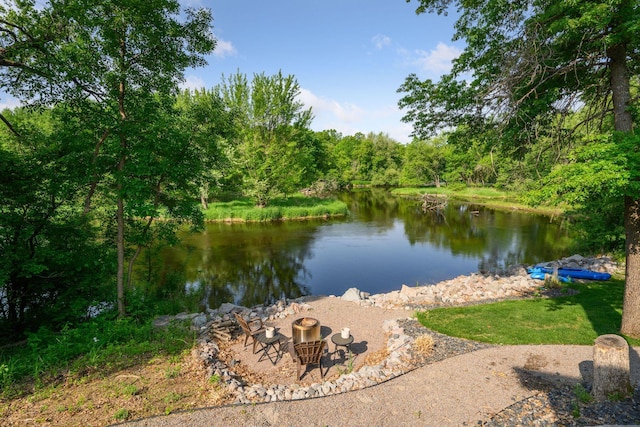 18837 Ogden St NW, Elk River, MN 55330 - water view featuring a forest