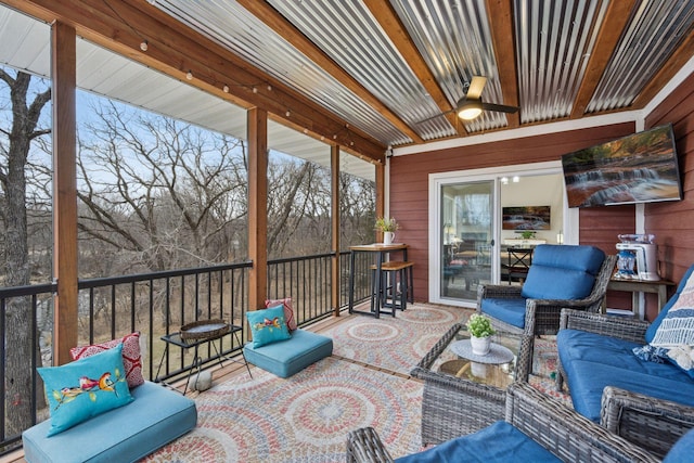 18837 Ogden St NW, Elk River, MN 55330 - view of patio featuring an outdoor hangout area