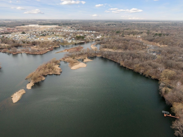18837 Ogden St NW, Elk River, MN 55330 - aerial view of property and surrounding area with a large body of water