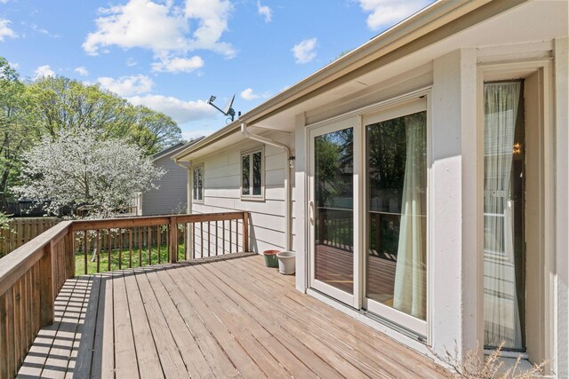 view of deck