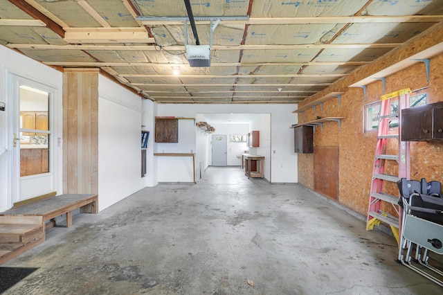view of basement
