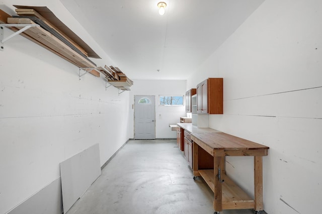 view of basement