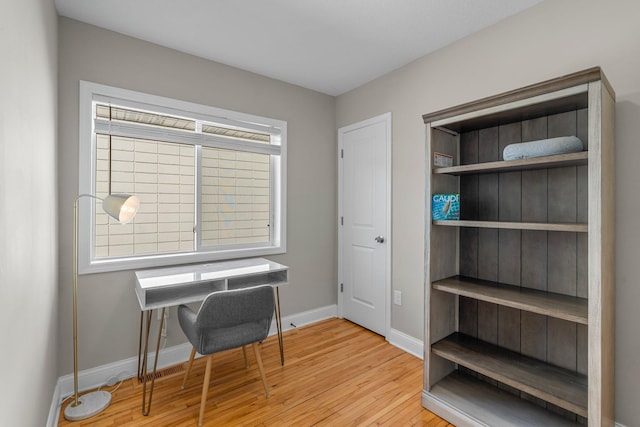 1332 Jersey Ave S, Saint Louis Park, MN 55426 - office area featuring wood finished floors and baseboards