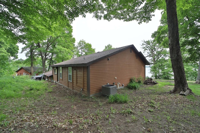 27672 Little Whitefish Rd, Garrison, MN 56450 - view of side of home featuring central AC