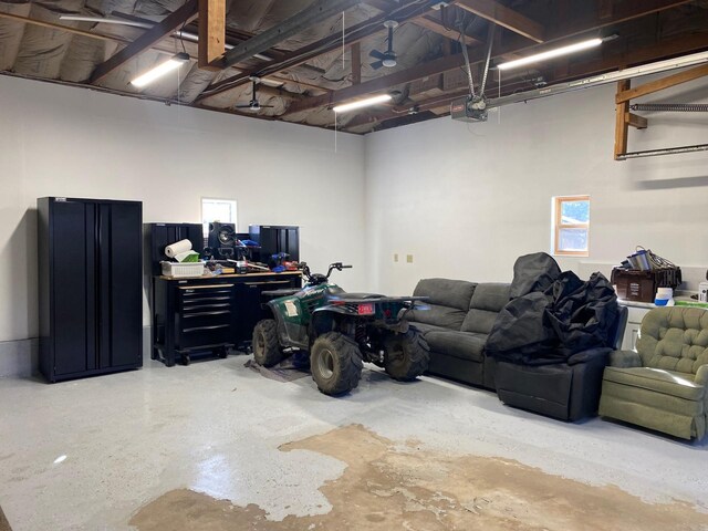 713 Maple Dr, Aurora, MN 55705 - garage with a garage door opener