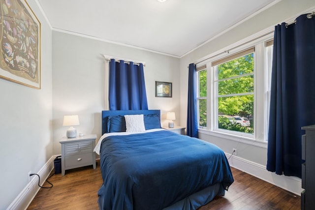 4336 Aldrich Ave S, Minneapolis, MN 55409 - bedroom with ornamental molding, wood finished floors, and baseboards