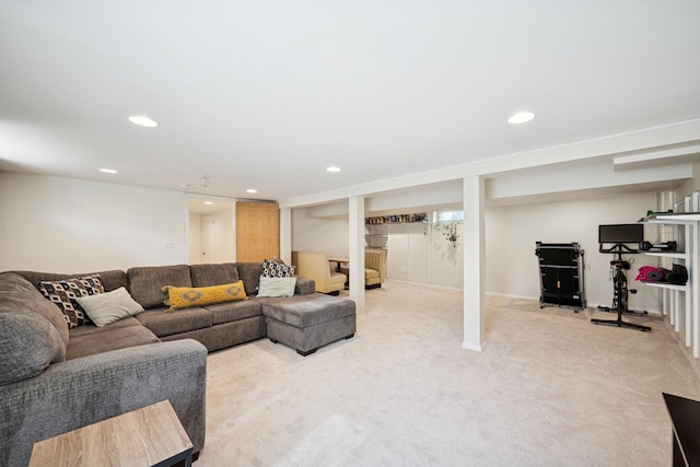 4336 Aldrich Ave S, Minneapolis, MN 55409 - living area with light carpet and recessed lighting