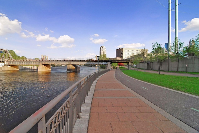 645 1st St Unit 411, Minneapolis, MN 55401 - view of property's community featuring a water view