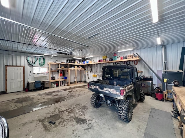 4832 Ambassador Point Ct, Leiding Twp, MN 55771 - garage with a workshop area
