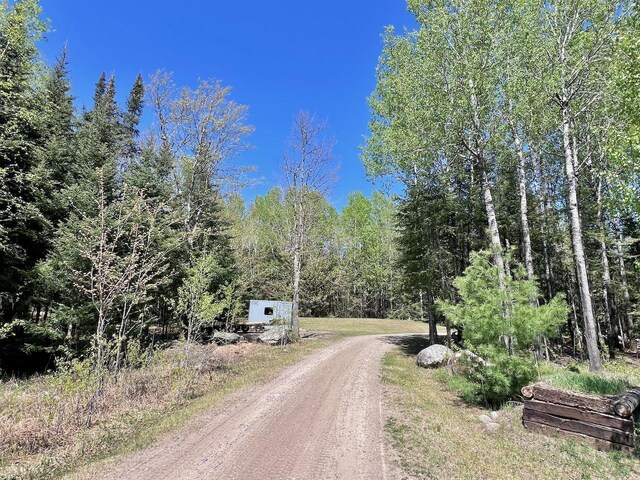 4832 Ambassador Point Ct, Leiding Twp, MN 55771 - view of road with a wooded view