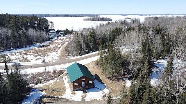 4832 Ambassador Point Ct, Leiding Twp, MN 55771 - view of snowy aerial view
