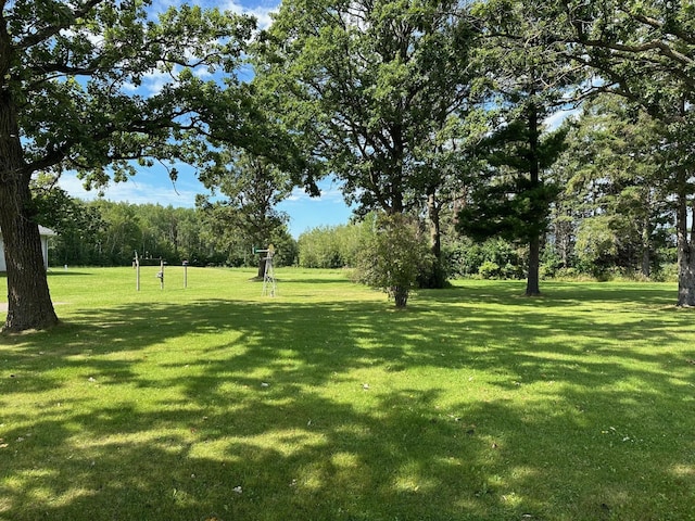 16335 County Road 2, Brainerd, MN 56401 - view of green lawn with view of scattered trees