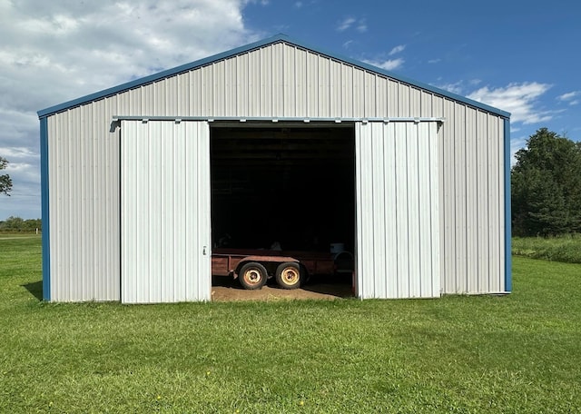 16335 County Road 2, Brainerd, MN 56401 - view of pole building featuring a yard