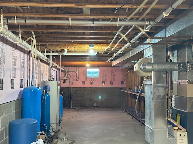 16335 County Road 2, Brainerd, MN 56401 - basement featuring heating unit and a water pressure tank