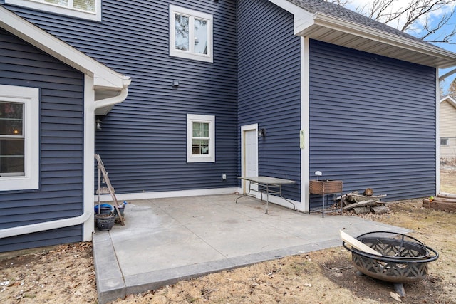 5234 Grand Ave, White Bear Twp, MN 55110 - view of patio with an outdoor fire pit