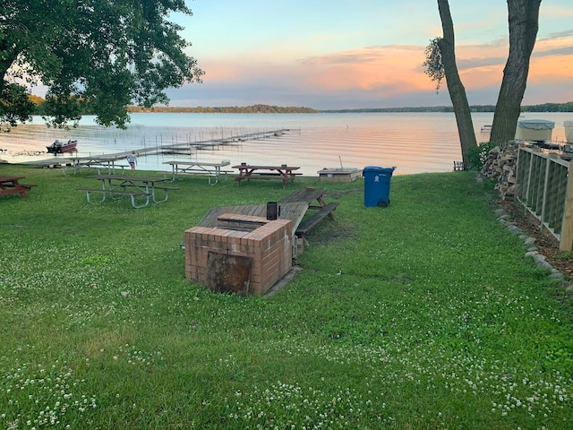 5234 Grand Ave, White Bear Twp, MN 55110 - view of yard with a water view