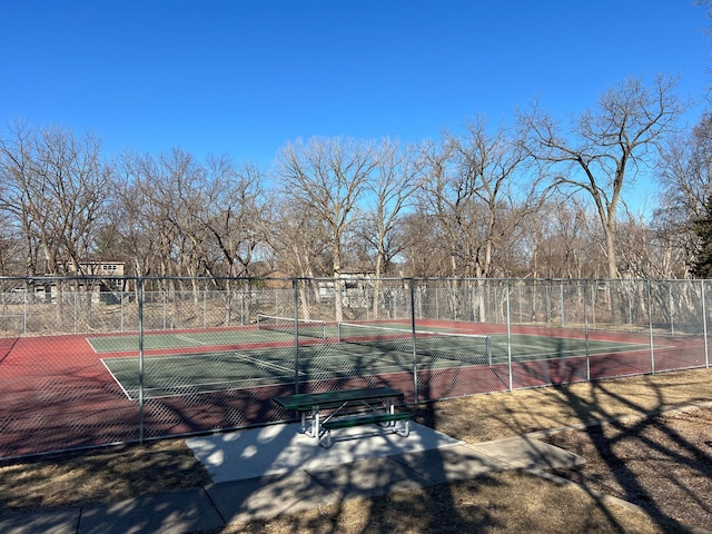 5234 Grand Ave, White Bear Twp, MN 55110 - view of tennis court featuring fence