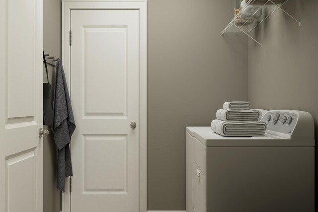 520 Valley Dr W, Annandale, MN 55302 - laundry area with independent washer and dryer