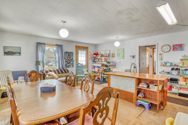 view of dining room