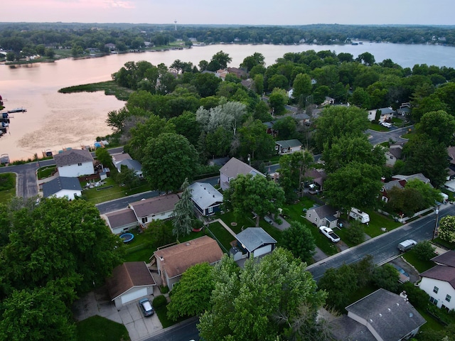 1632 Eagle Ln, Mound, MN 55364 - aerial view of property's location featuring a nearby body of water and nearby suburban area