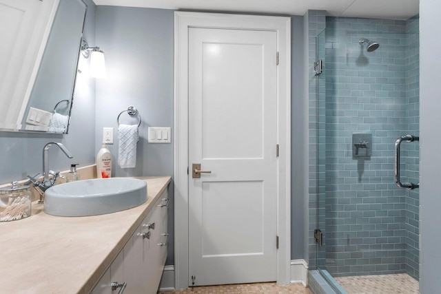 6601 Blackfoot Pass, Edina, MN 55439 - bathroom with a shower stall and vanity