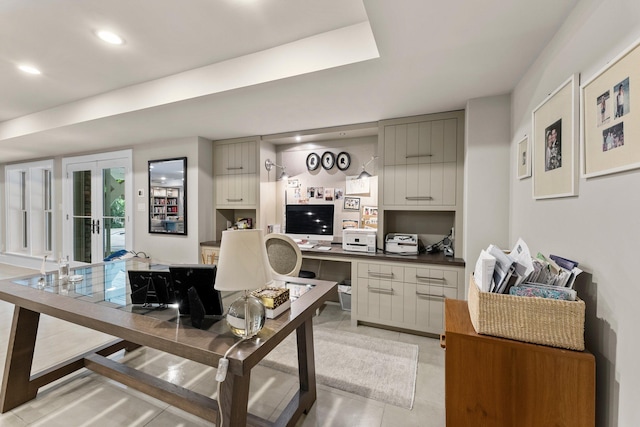 6601 Blackfoot Pass, Edina, MN 55439 - office featuring built in desk and recessed lighting