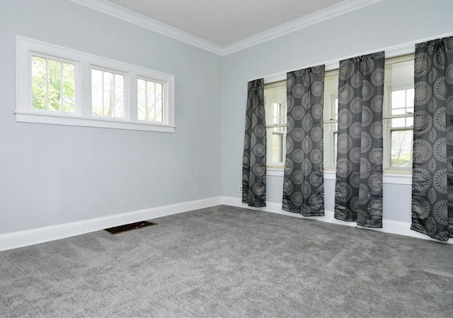 665 Bedford St, Saint Paul, MN 55130 - carpeted empty room with ornamental molding and baseboards