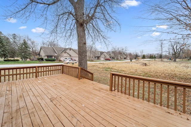 12005 Stacy Trl, Lindstrom, MN 55013 - wooden terrace with a residential view