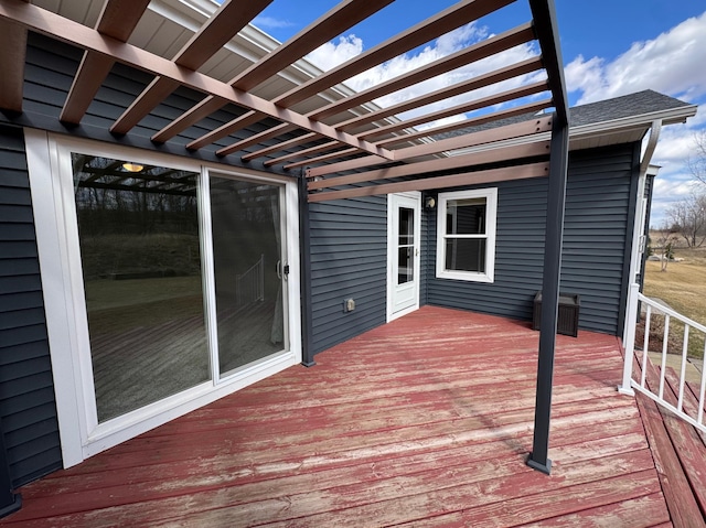 view of deck