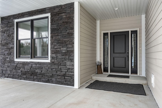 view of entrance to property