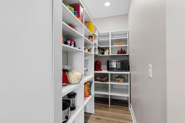 view of pantry