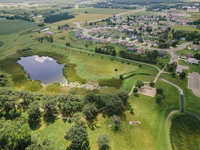1301 Pondview Ln, Saint Joseph, MN 56374 - birds eye view of property featuring a water view