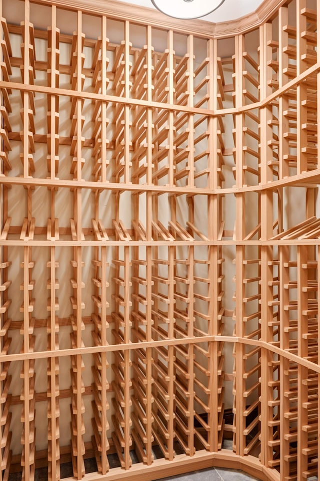 view of wine room