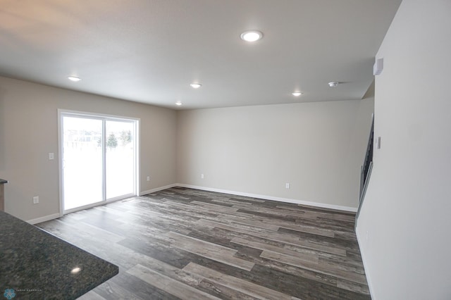 8072 Goldfinch Dr, Horace, ND 58047 - spare room featuring recessed lighting, wood finished floors, and baseboards
