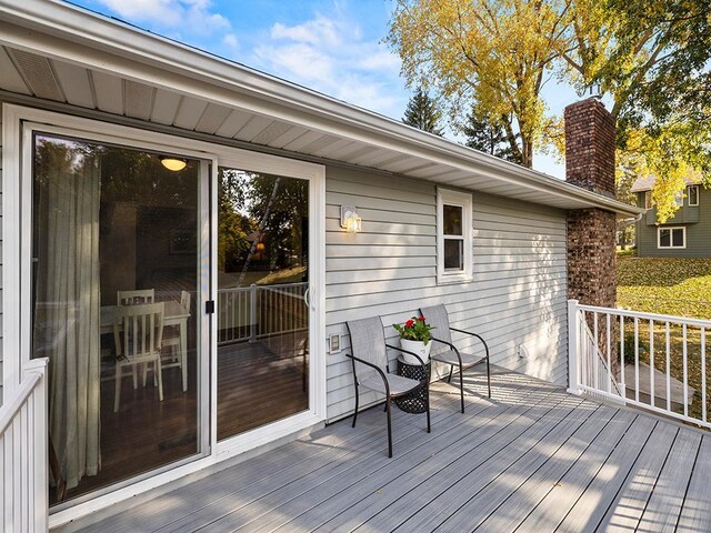 15029 Tyacke Dr, Burnsville, MN 55306 - view of wooden terrace