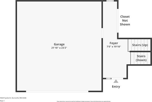 15029 Tyacke Dr, Burnsville, MN 55306 - floor plan